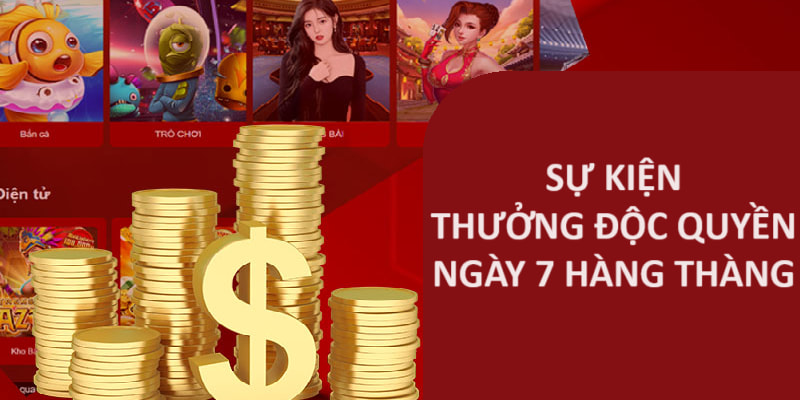 Sự kiện thưởng khủng tại 77win